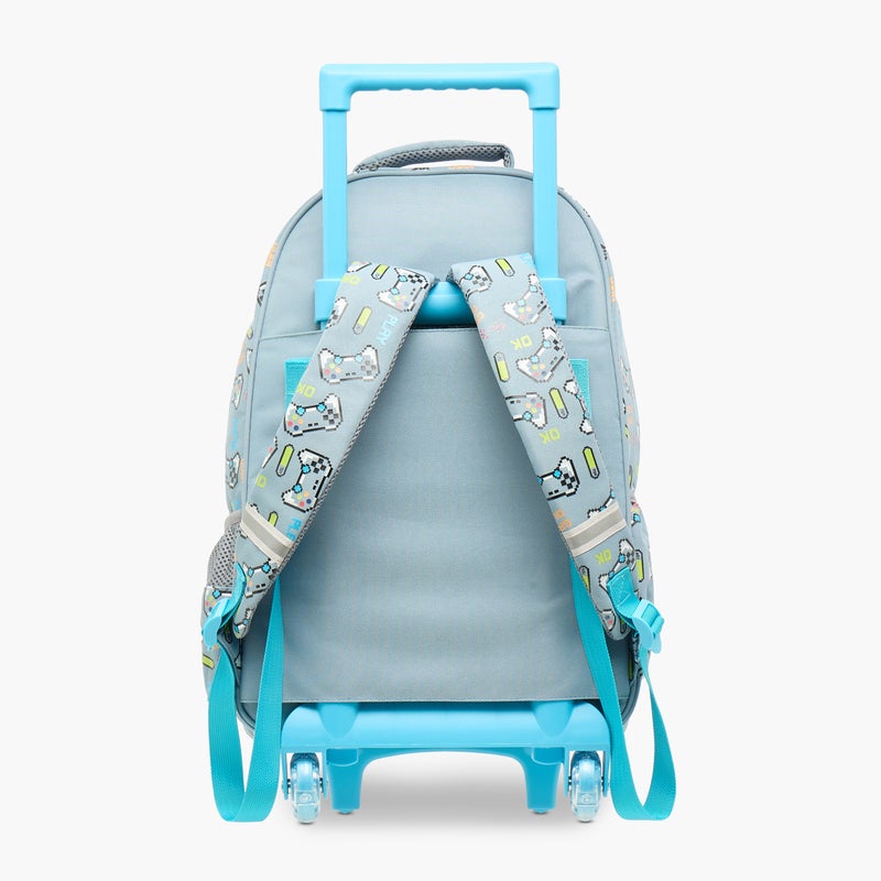 Skylar Gaming Print Trolley Backpack for Kids - Image 5